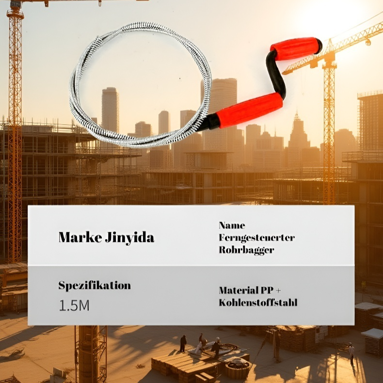 Handbetriebener Federrohrreiniger