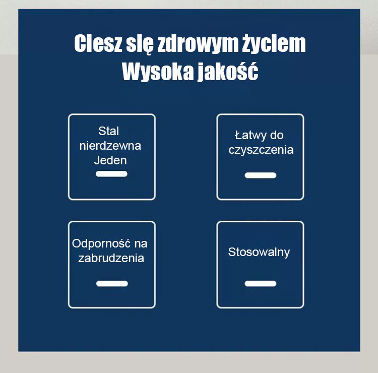 Szczelny pojemnik na żywność ze stali nierdzewnej