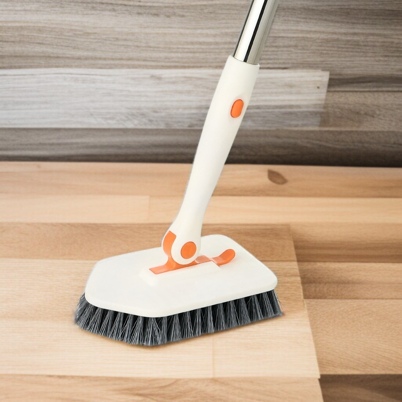 가정용 욕조 브러쉬 다용도 트리플 욕실 청소 브러쉬 바닥 타일 브러쉬 파도 욕조 청소 도구