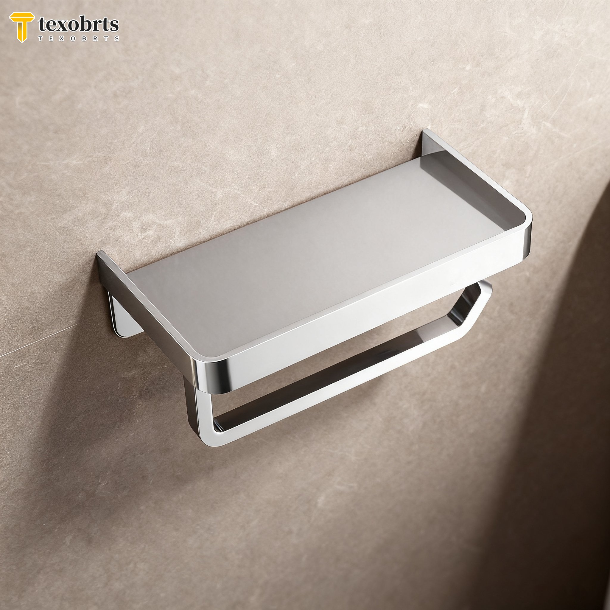 ที่วางทิชชูโลหะติดผนังสำหรับห้องน้ำ