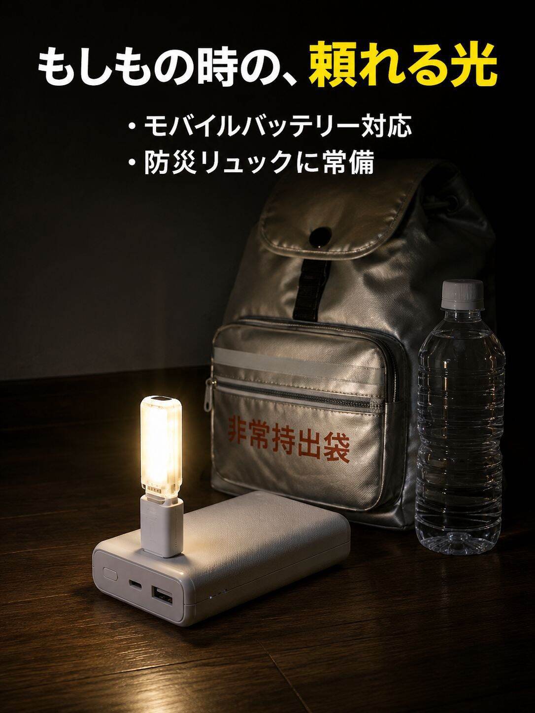 タッチ式USBナイトライト