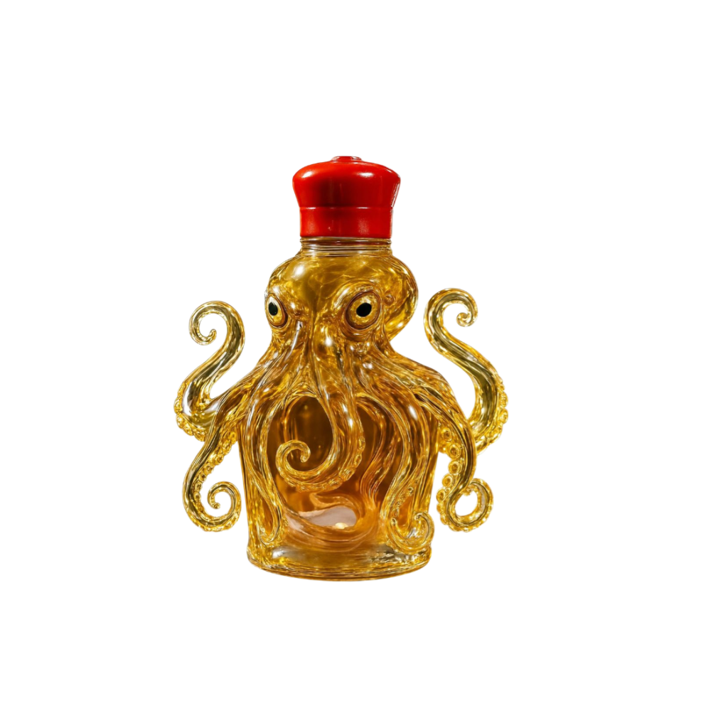 Creative Octopus Design Whiskey Bottle