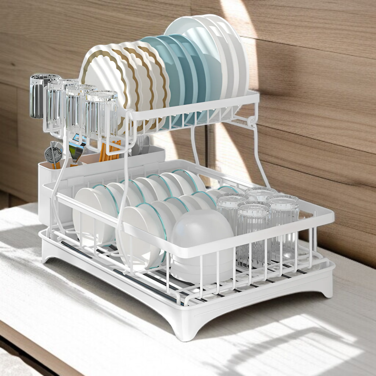 キッチン食器水切りラック食器水切りバスケットシンクシンク食器ラック収納ラック食器ラック