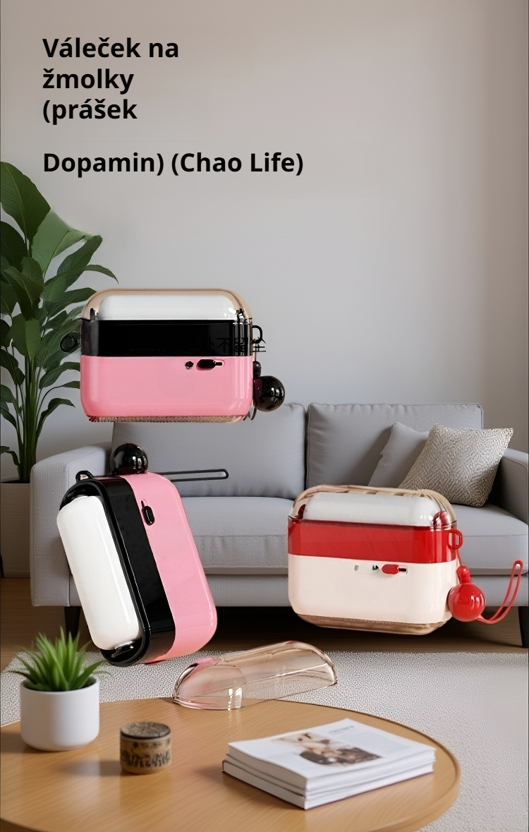 Statický kartáč na chlupy domácích mazlíčků 2 v 1