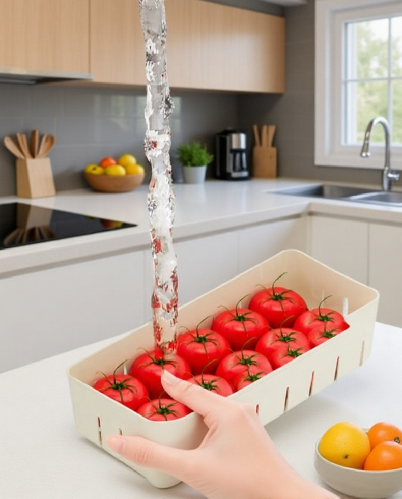 Detalle de los compartimentos de la caja de condimentos