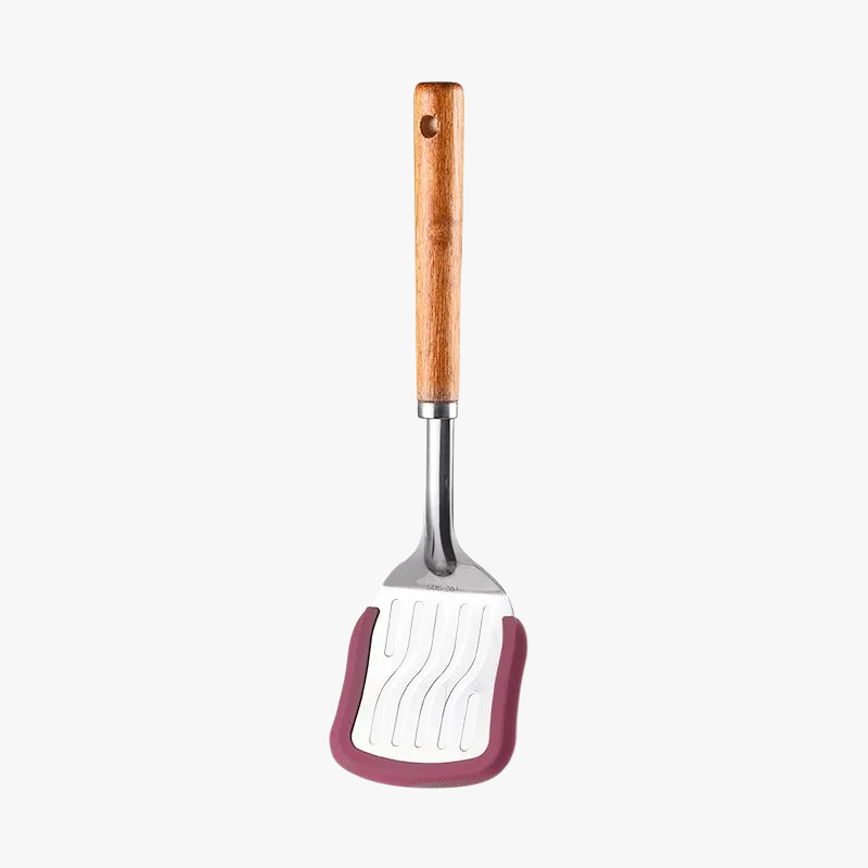 가정용 304 스테인리스 주걱 원목 손잡이 스테이크 생선구이 주방용품 실리콘 끈적임 냄비 주방용품 주걱