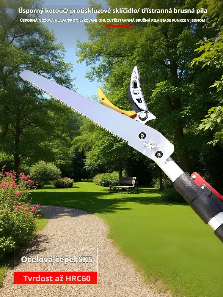 Teleskopické vysokozdvižné nůžky na větve