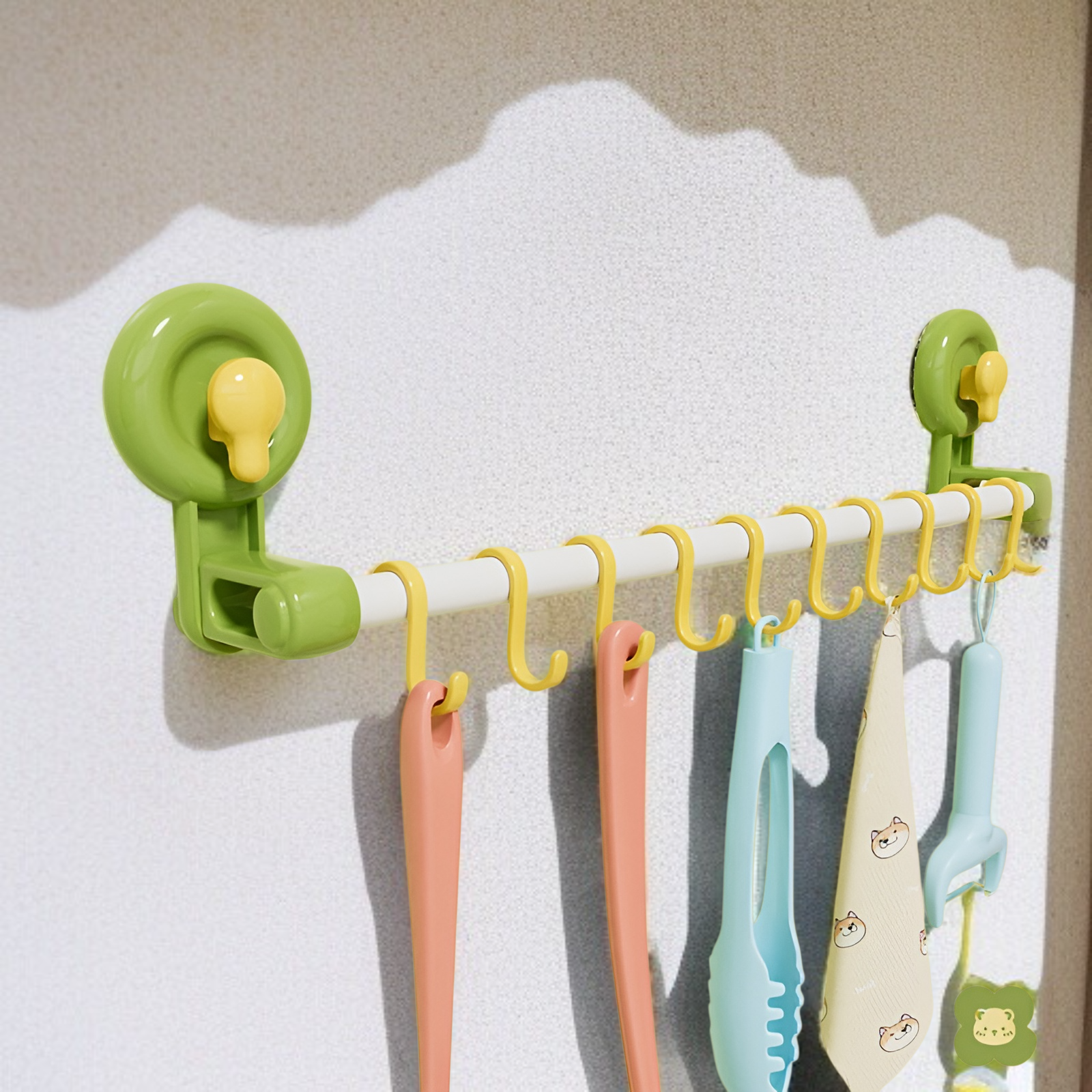 Dopamin saugnapf haken haushalt wand-montiert spurlose schiebe track haken küche geschirr lagerung m