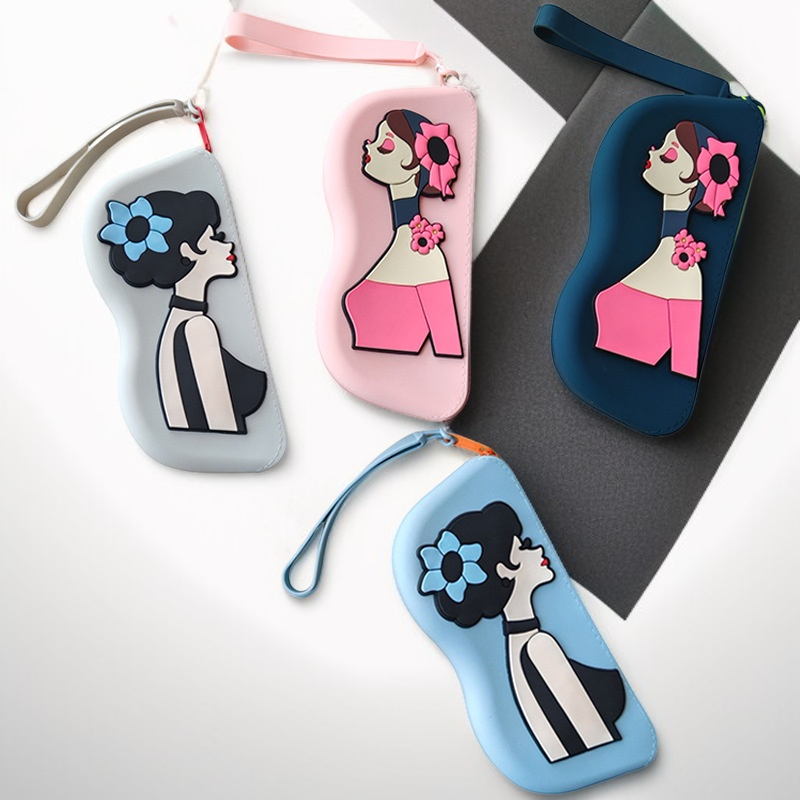 防塵防護矽膠眼鏡配件