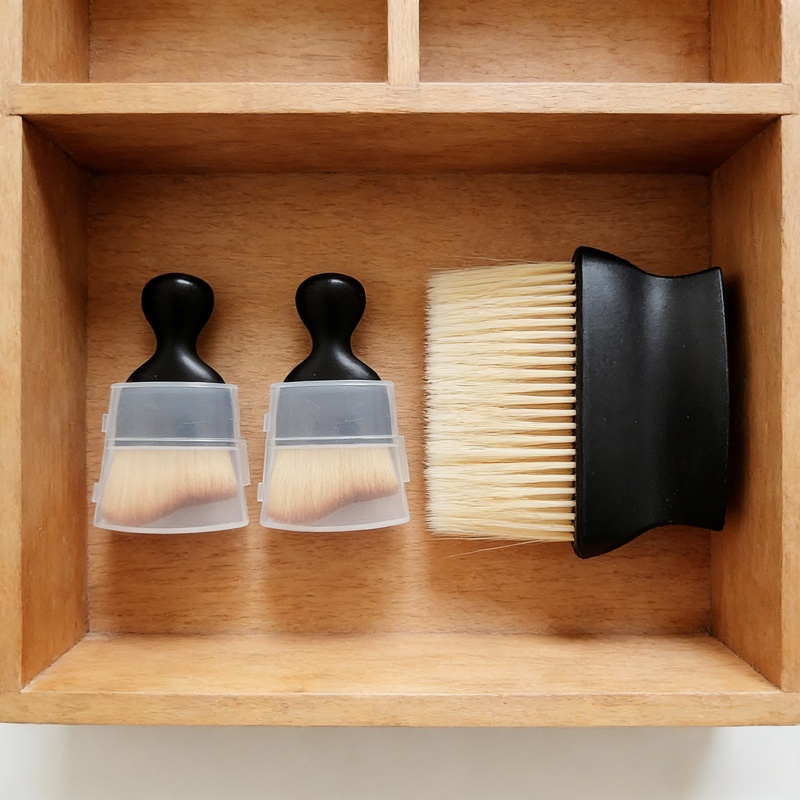 3-teiliges Bürstenset für die Fahrzeug-Innenreinigung