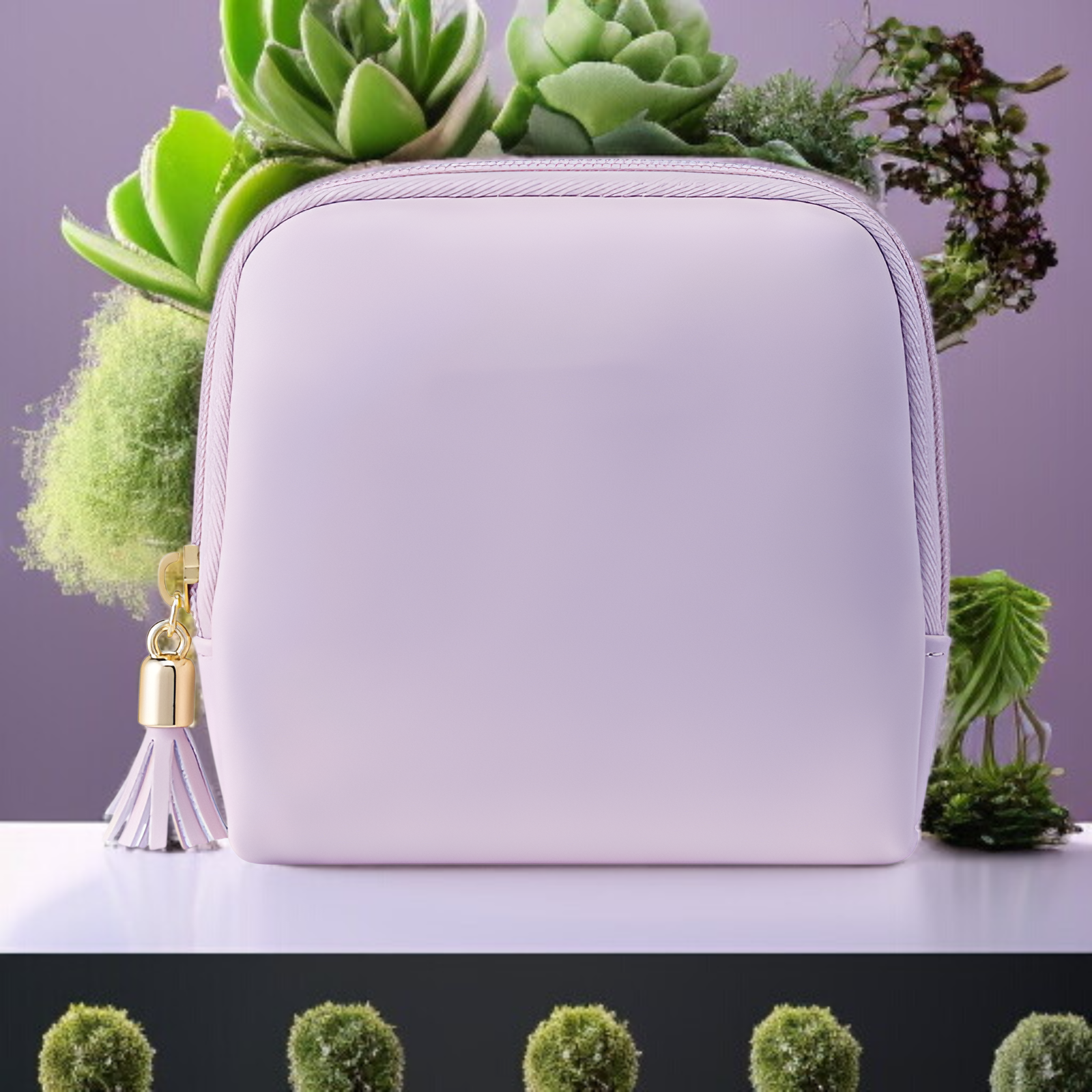 Portable makeup bag, lipstick bag, jewelry storage bag, foundation makeup bag, multi-functional mini