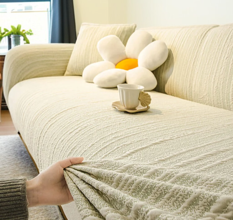 사계절 스트레치 소파 커버 전체 모습