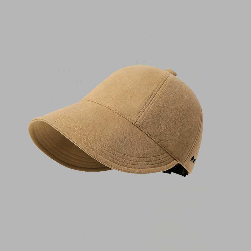 Wide Brim Wool Duckbill Cap