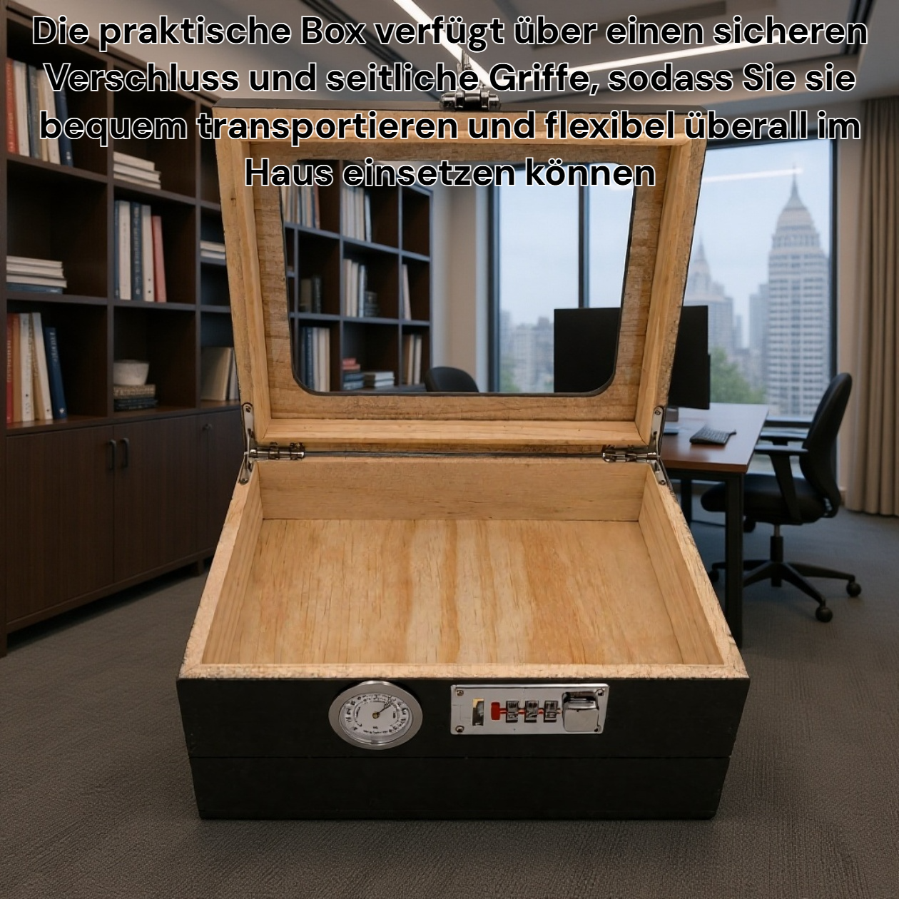 Praktische Aufbewahrungsbox zur Organisation von Haushaltsartikeln