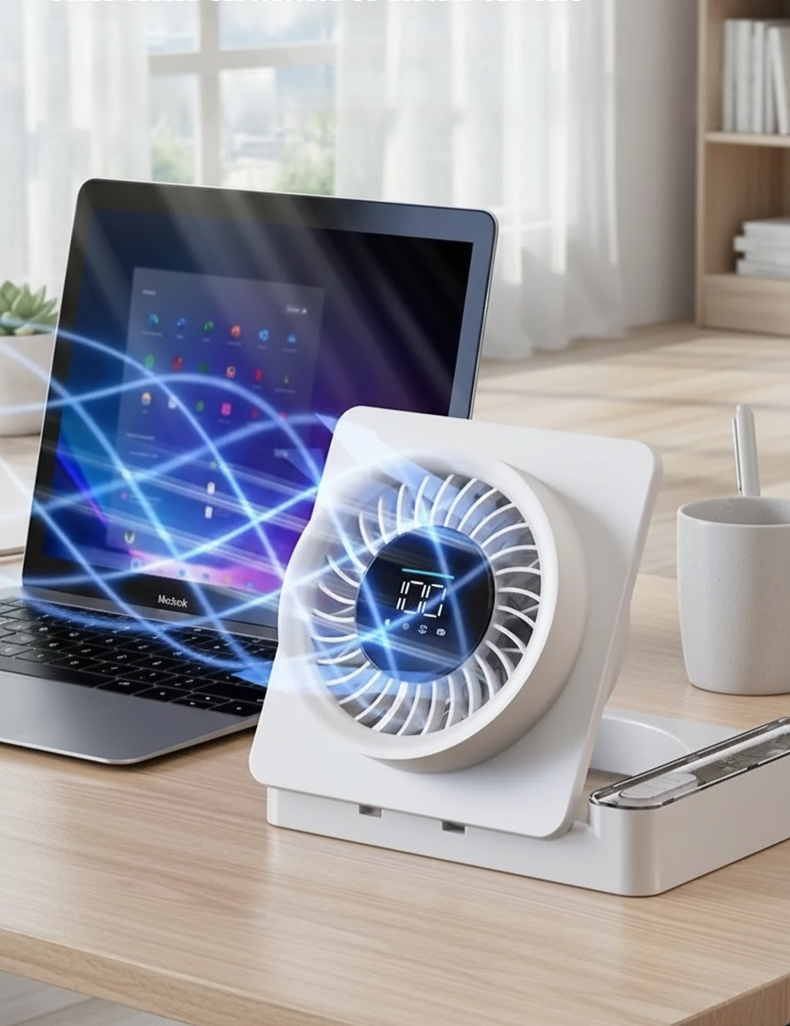 Ventilateur compact et portable pour bureau