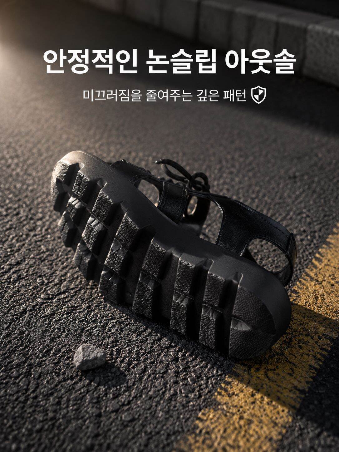 여자 두꺼운 밑창 스트랩 샌들