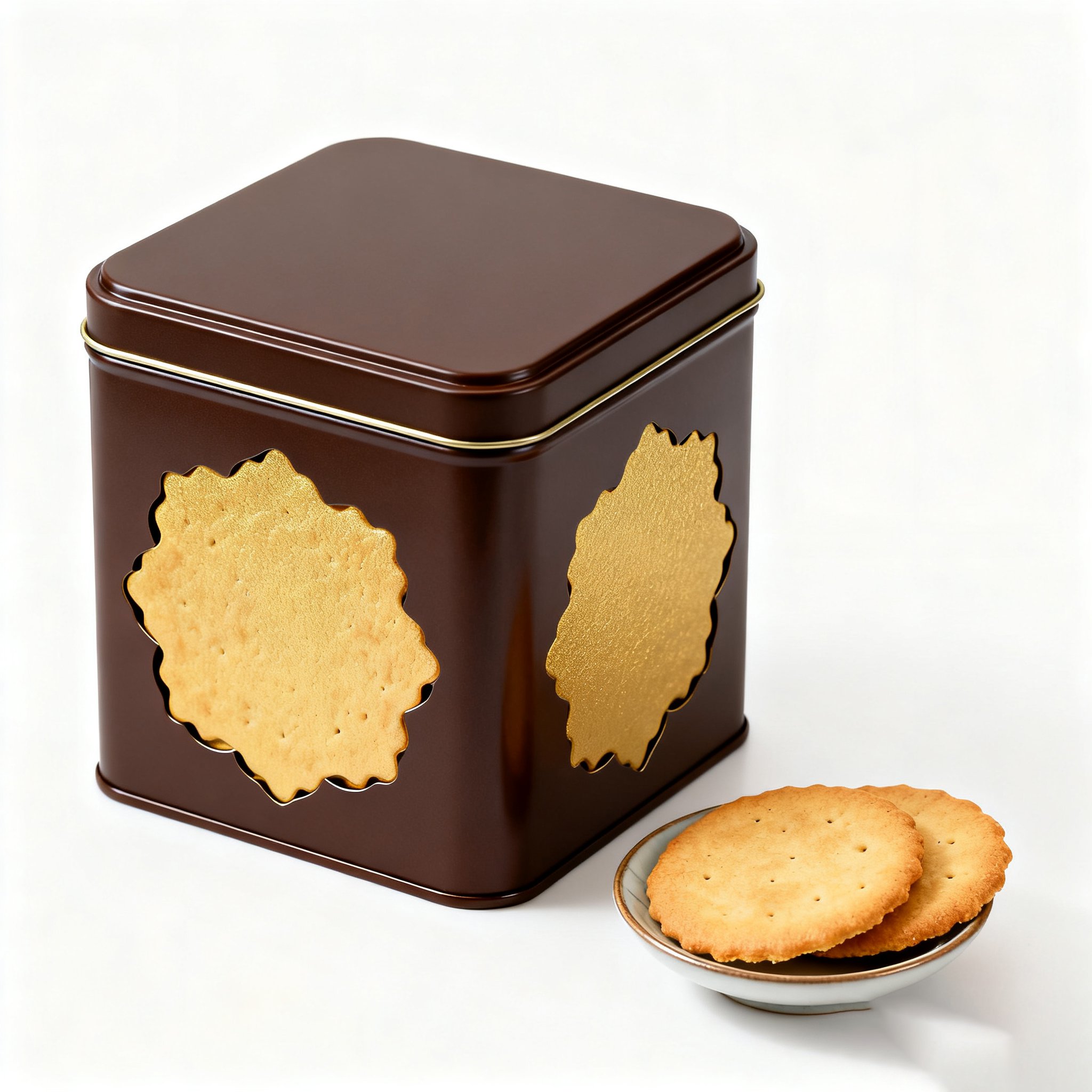 薄焼き丸型ビスケット（2缶セット）