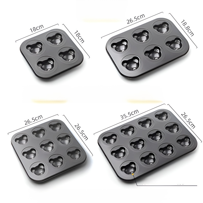 Cartoon Bear Silicone Baking Mold