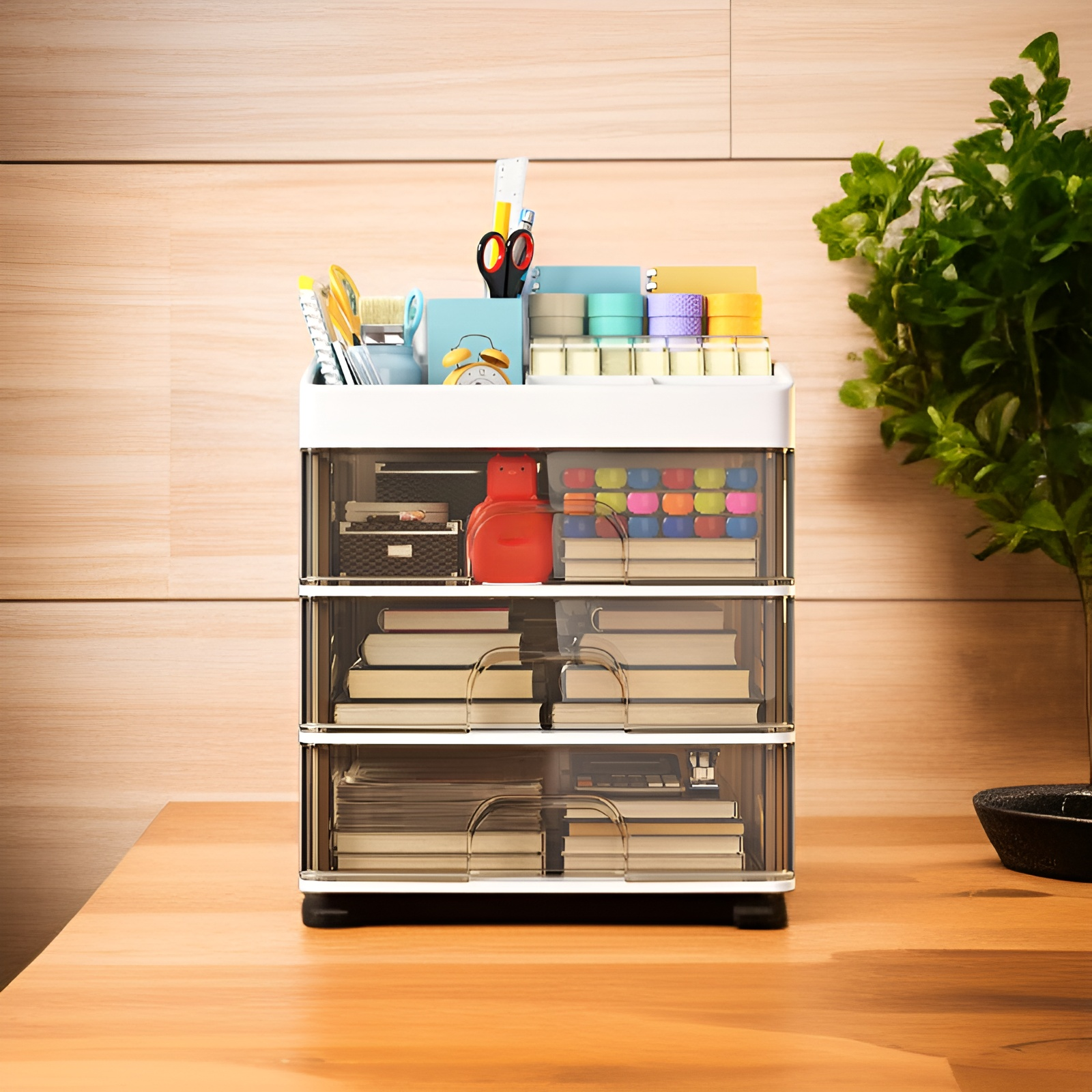 서랍형 데스크탑 수납장