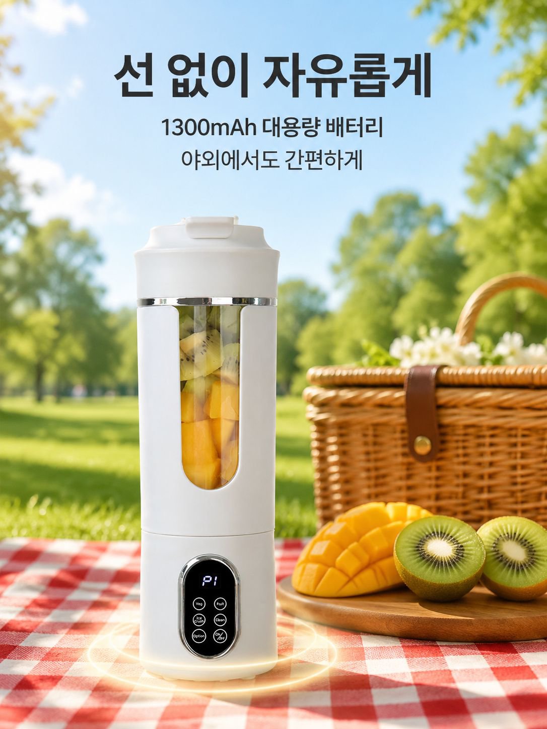 소형 휴대용 가정용 다기능 전동 착즙기 컵