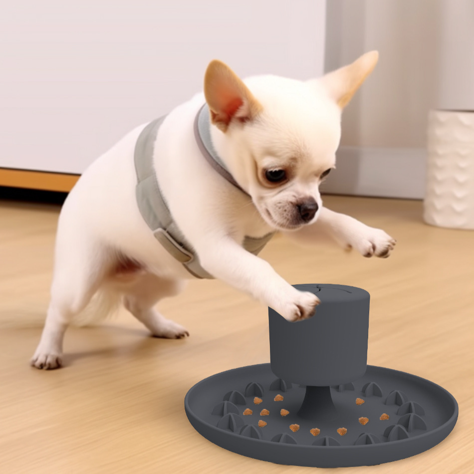 Pet leakage toy plate gnawing bowl fun feeding