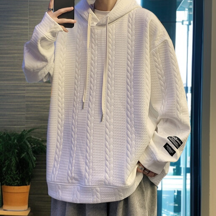 フード付きスウェットシャツメンズ春ルーズカジュアル長袖トレンディブランドオーバーサイズ秋カップルコート