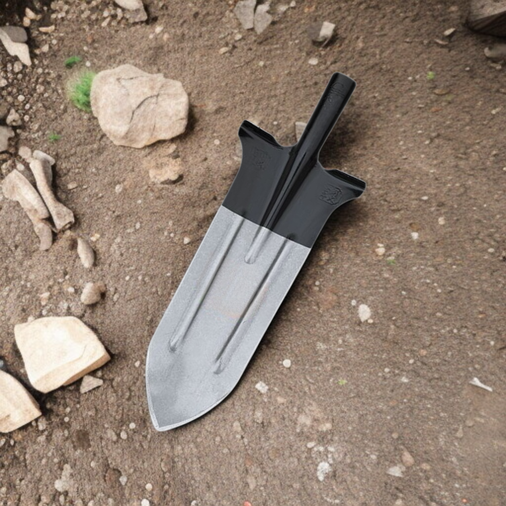 延長マンガン鋼シャベル 尖ったシャベル 丸みを帯びたヘッド 太くなった ガーデンヤム緩め掘り溝専用スペード