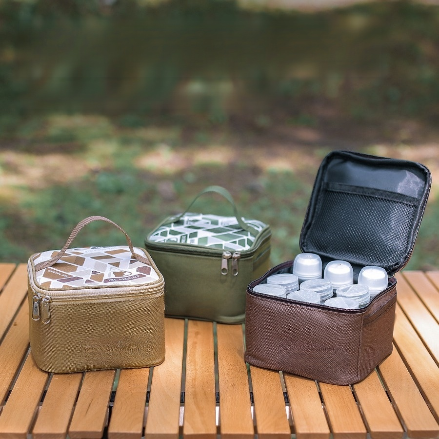 Portable Camping Seasoning Storage Box Set