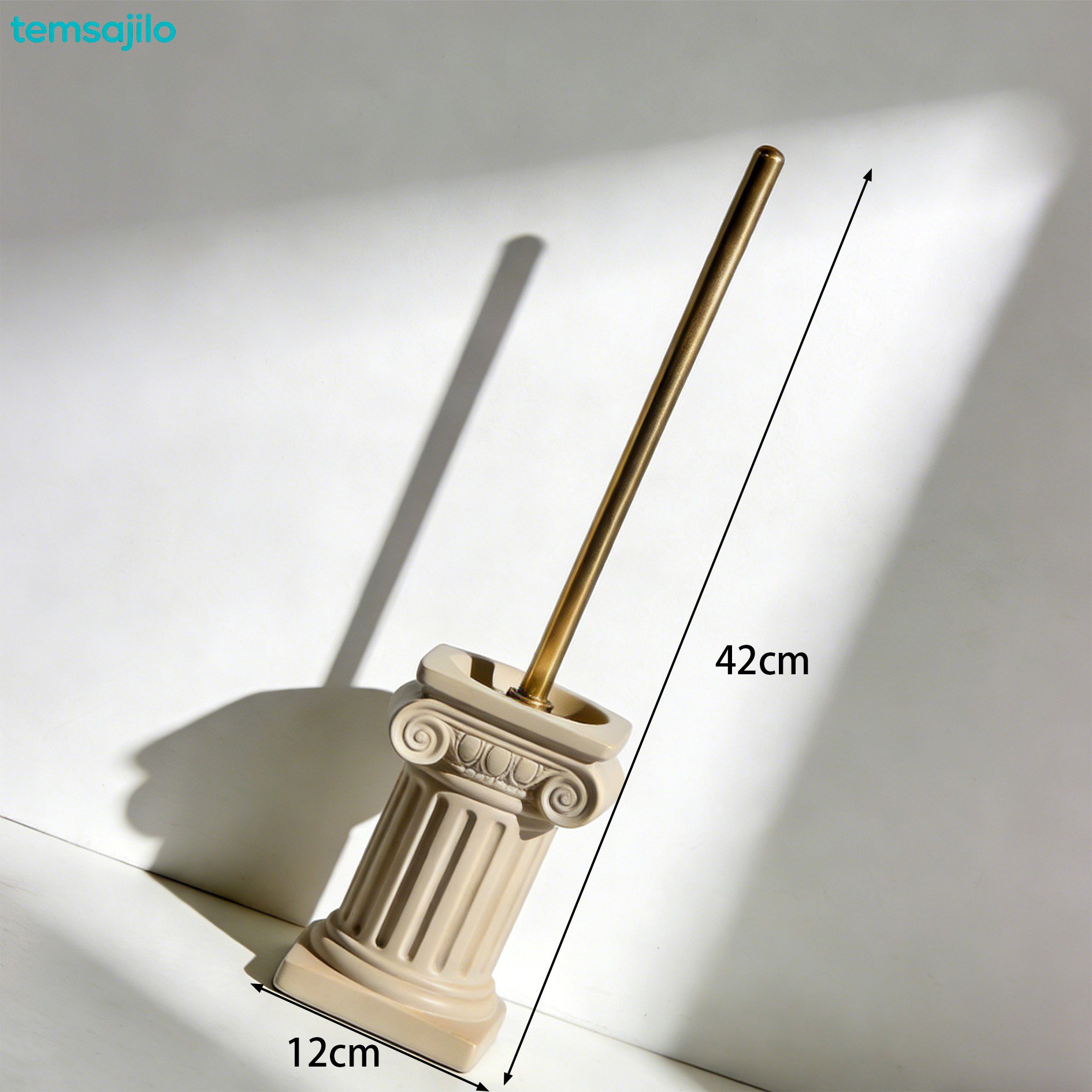 Βούρτσα τουαλέτας με μακρύ χερούλι για άνεση στη χρήση