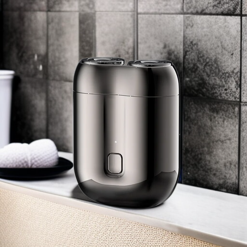 携帯用デュアルヘッド電気シェーバー