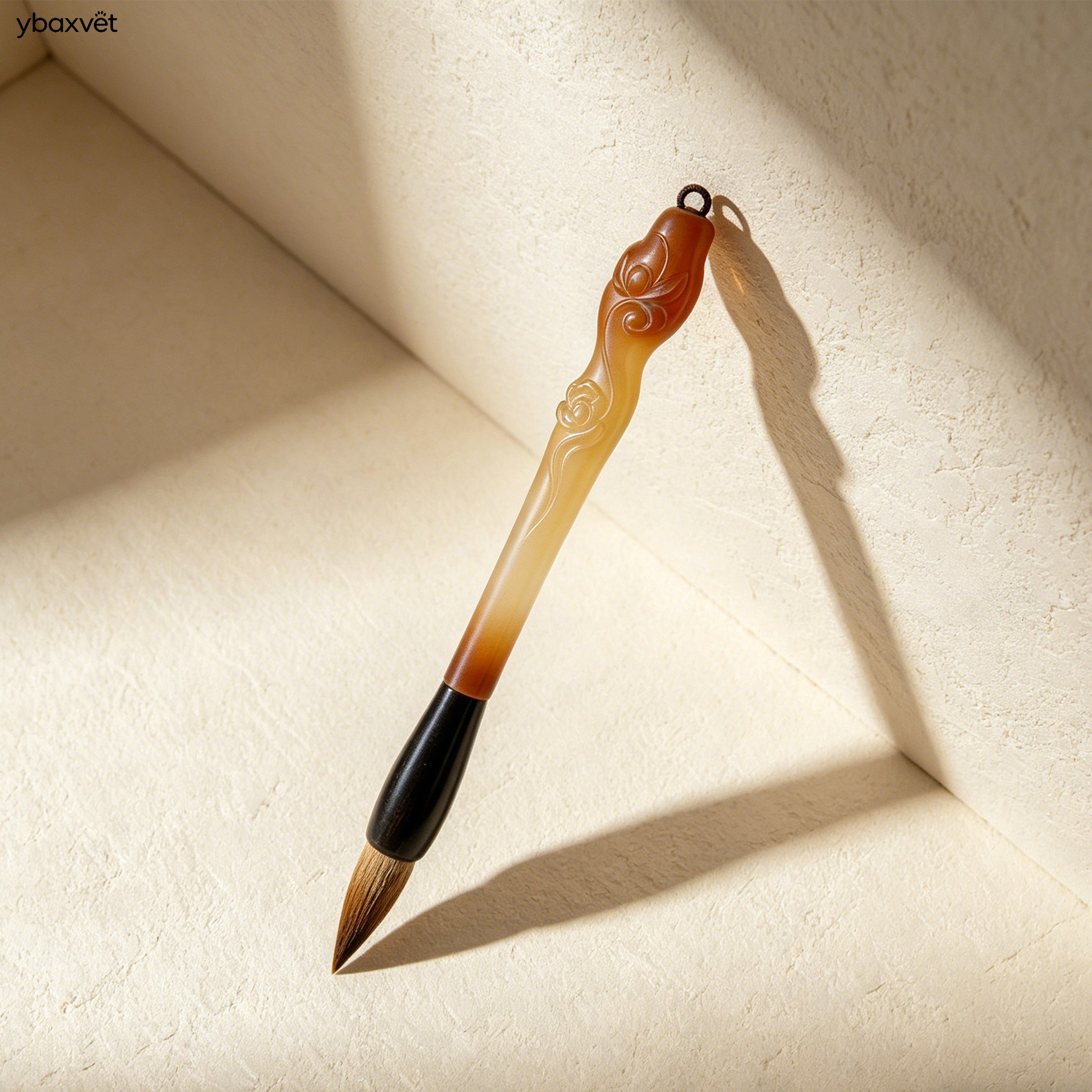 Carved calligraphy brushes (3 pieces)