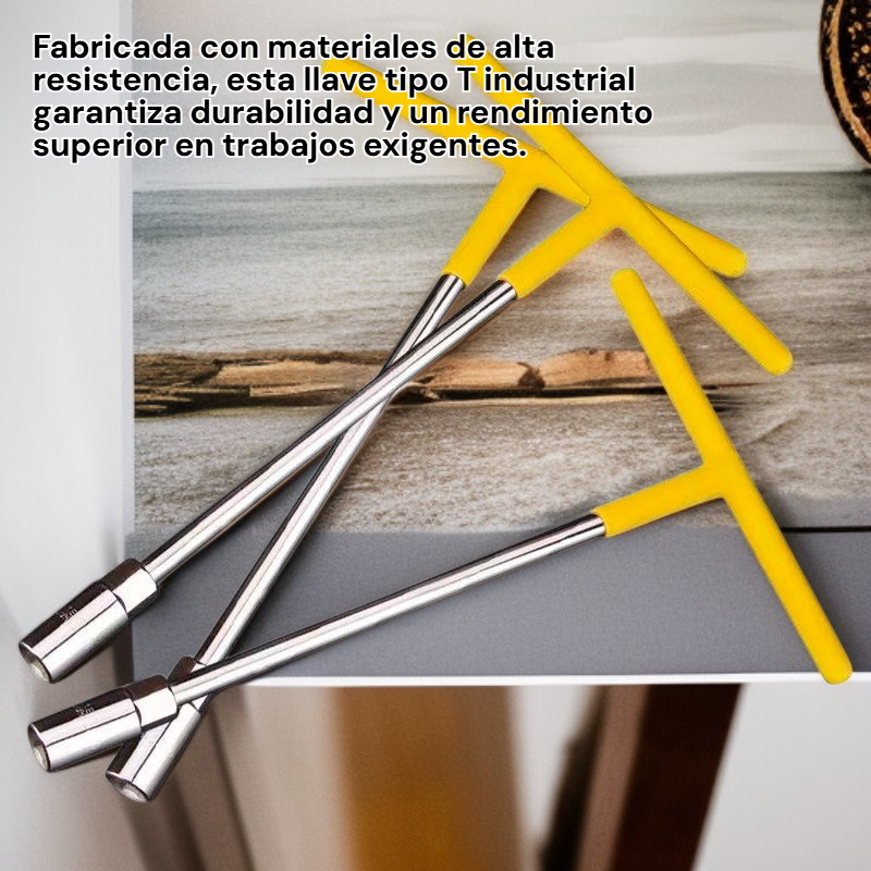 Llave de vaso tipo T de grado industrial