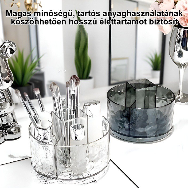 Luxus vízfodrozódásos forgó tárolódoboz