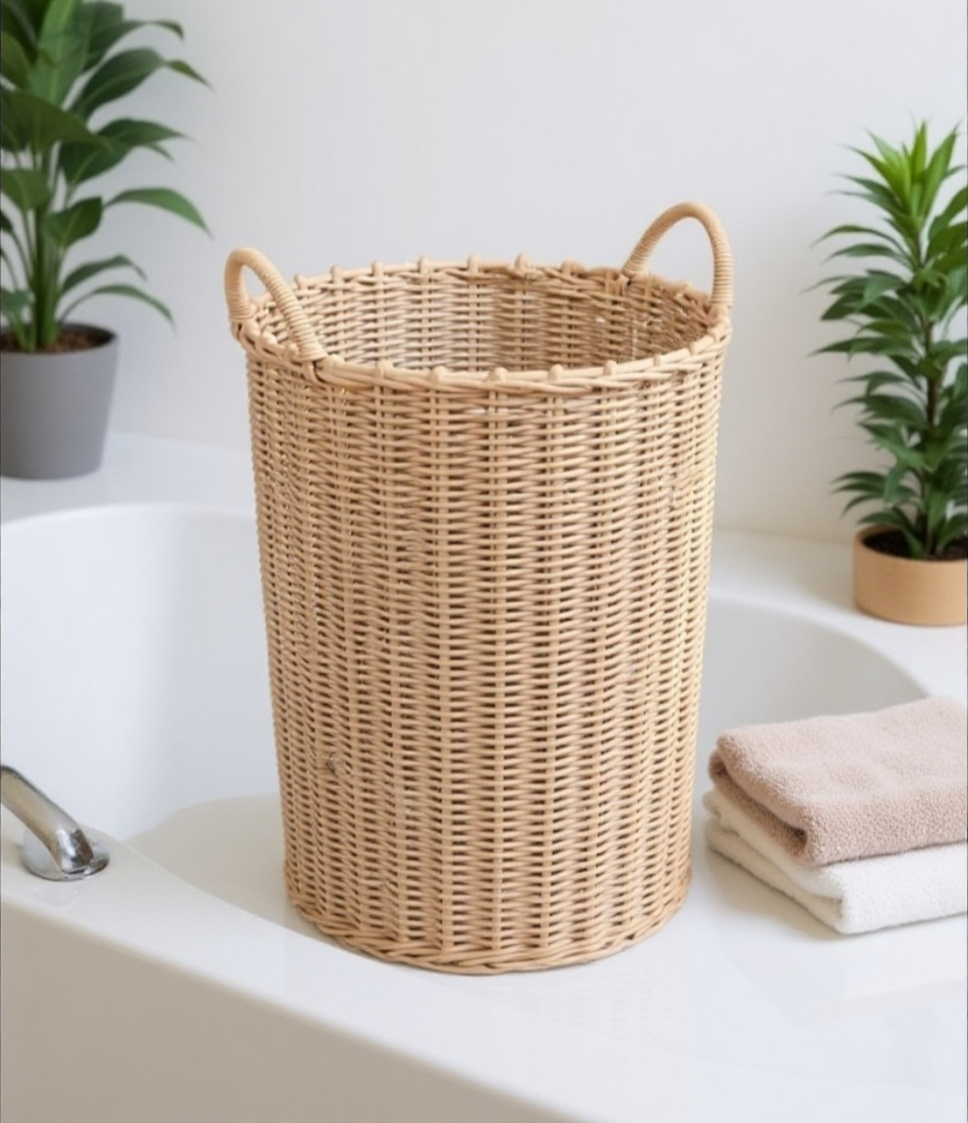 Cesta de ropa sucia de diseño elegante y funcional