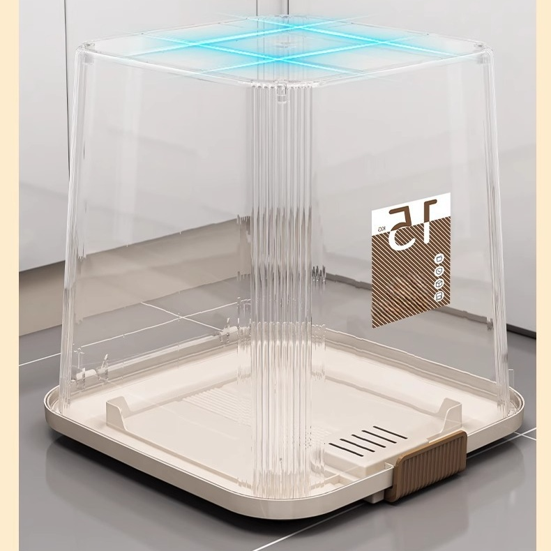 Großvolumiger, luftdichter Reiskübel 