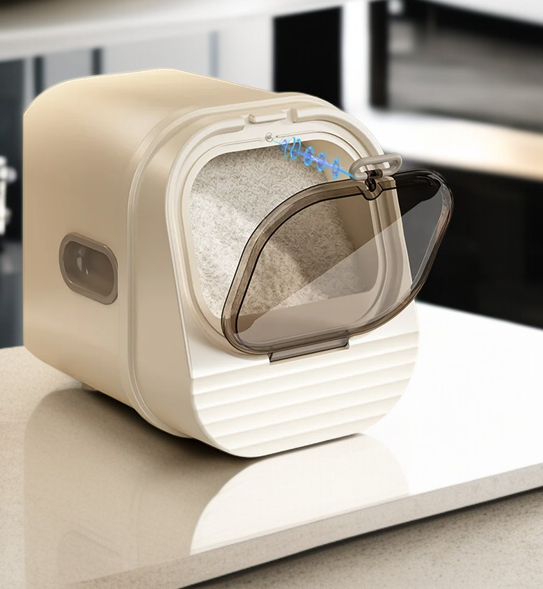 캐비닛형 곡물함의 방습 기능 설명