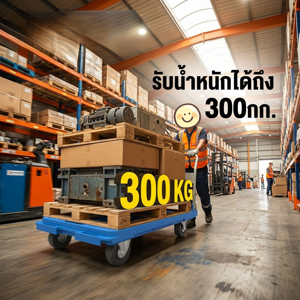 รถเข็นสำหรับขนของแบบเชื่อมต่อได้ พร้อมล้อหมุนรอบทิศทางเงียบสนิท