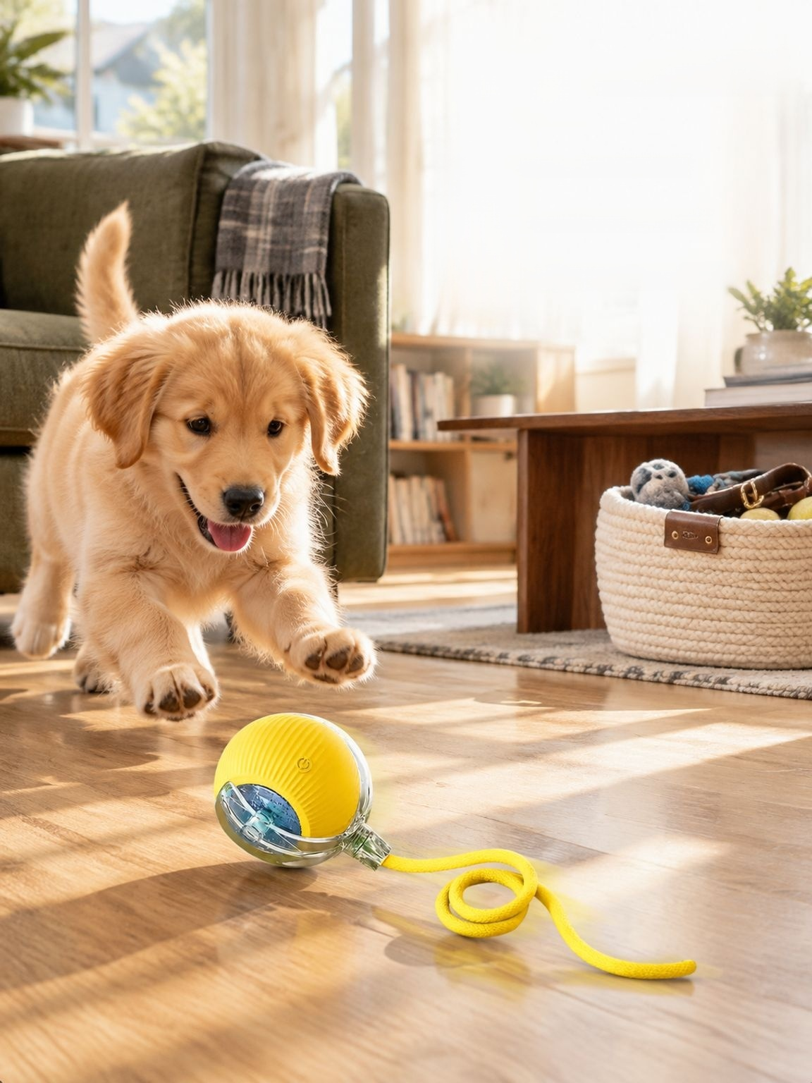Eco-Friendly Interactive Pet Toy Ball