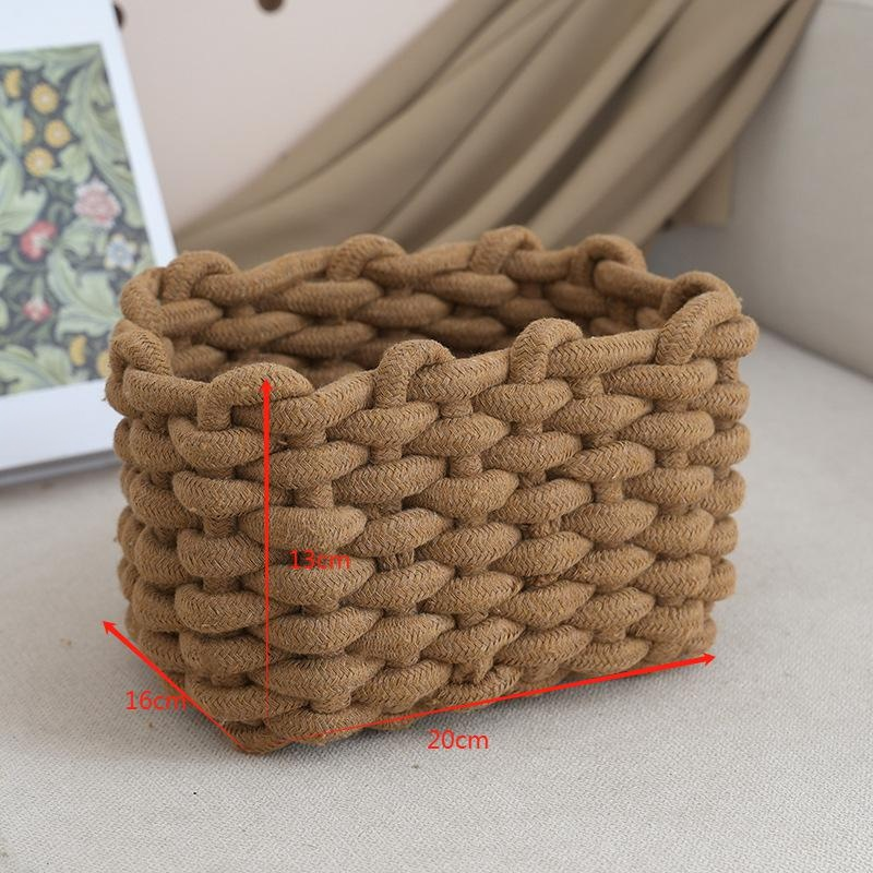 Cotton Rope Woven Storage Bin
