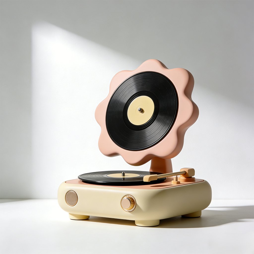 블루투스 휴대용 턴테이블