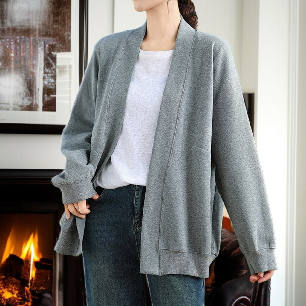 부드러운 소재 여성 니트 카디건