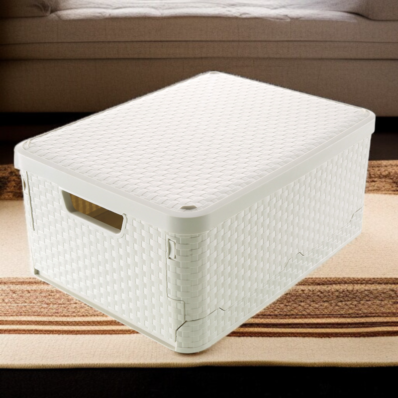 접이식 라탄 수납함 다용도 홈카 트렁크 아웃도어 사무용 수납함