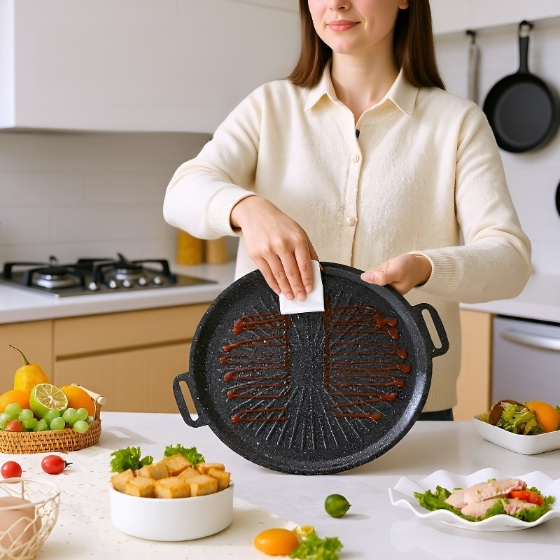 햇살 무늬가 있는 마이판 석판 베이킹 팬