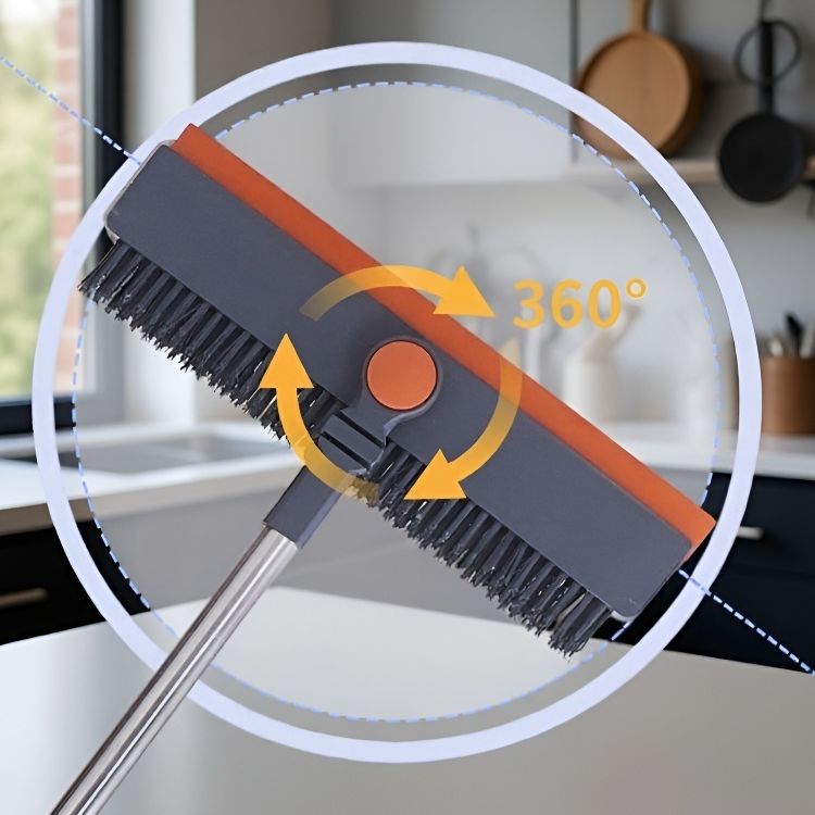 3 in 1 の長柄ほうきと床洗浄機