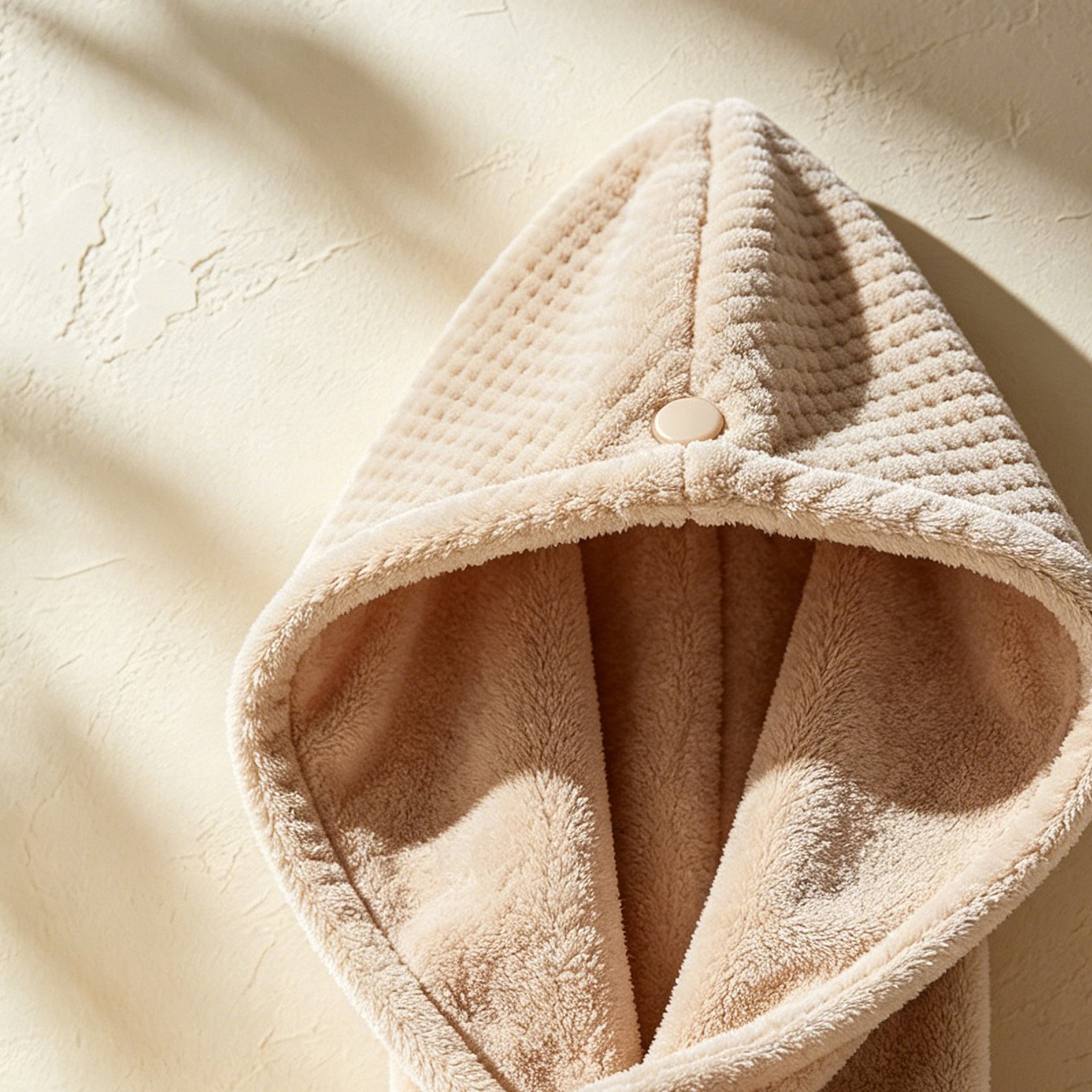 Schnelltrocknendes Haartuch für Damen und Herren aus Coral Fleece