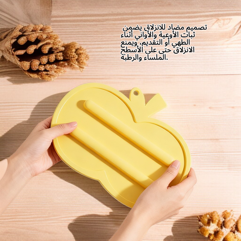 حصيرة غطاء وعاء سيليكون مضادة للانزلاق من Kitchen Apple