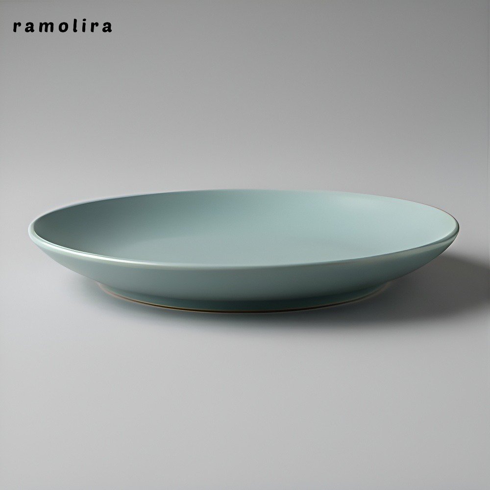 고급스러운 도자기 접시 세트 디테일