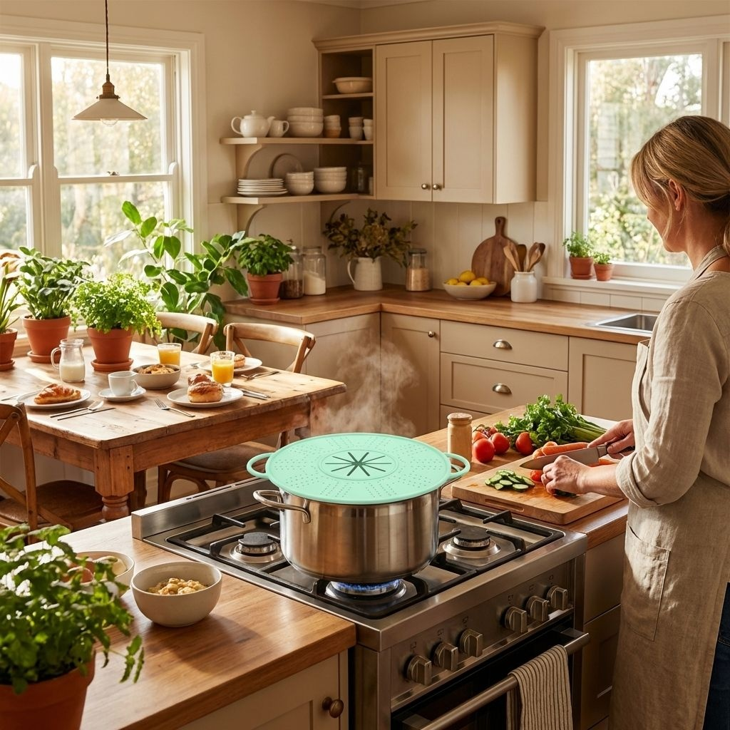 Silikon-Überlaufschutzdeckel für Töpfe