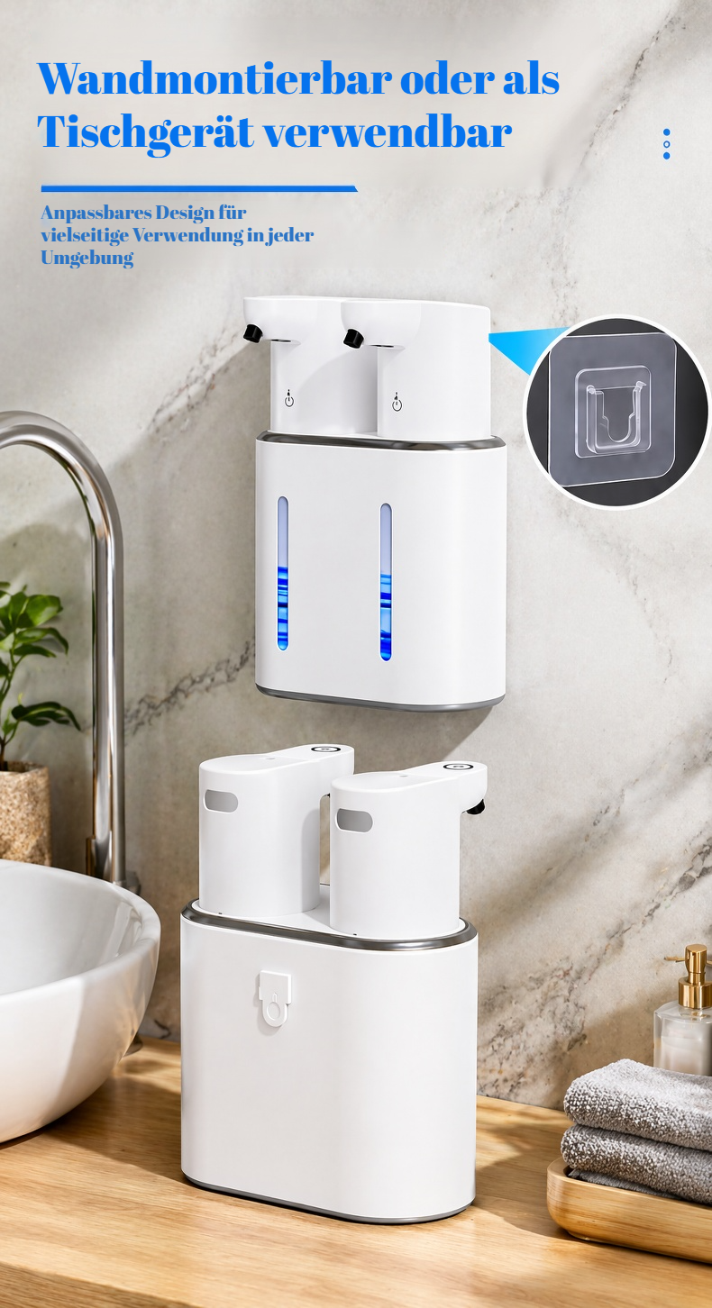 Nachfüllbarer automatischer Seifenspender im Badezimmer