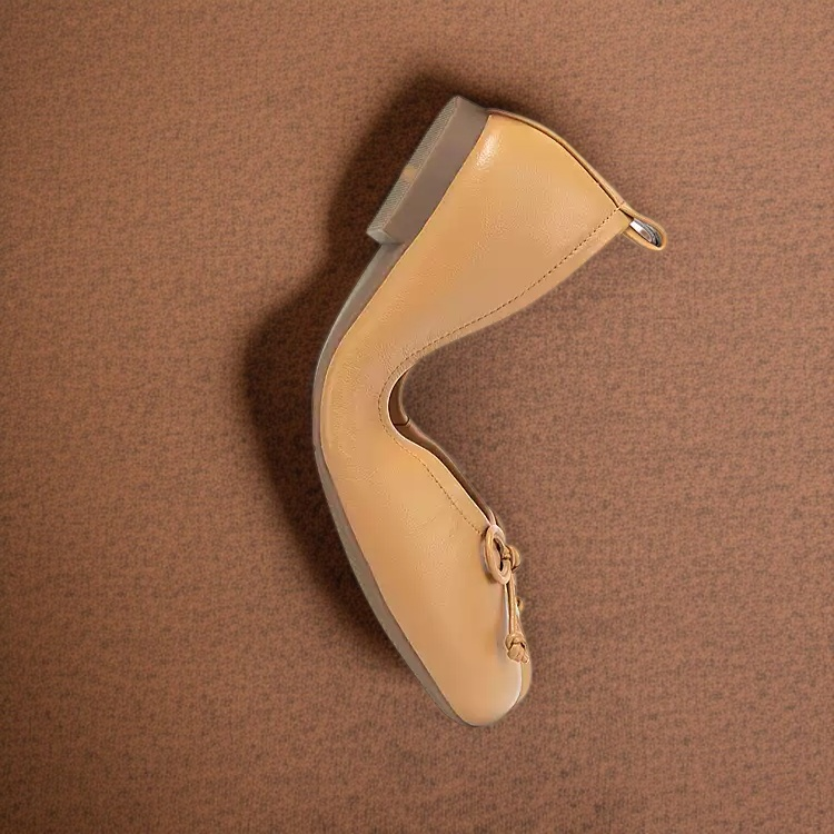 레드 단화 여 플랫 컴포트화 여성 구두 리본 발가락 봄가을 여름 단화